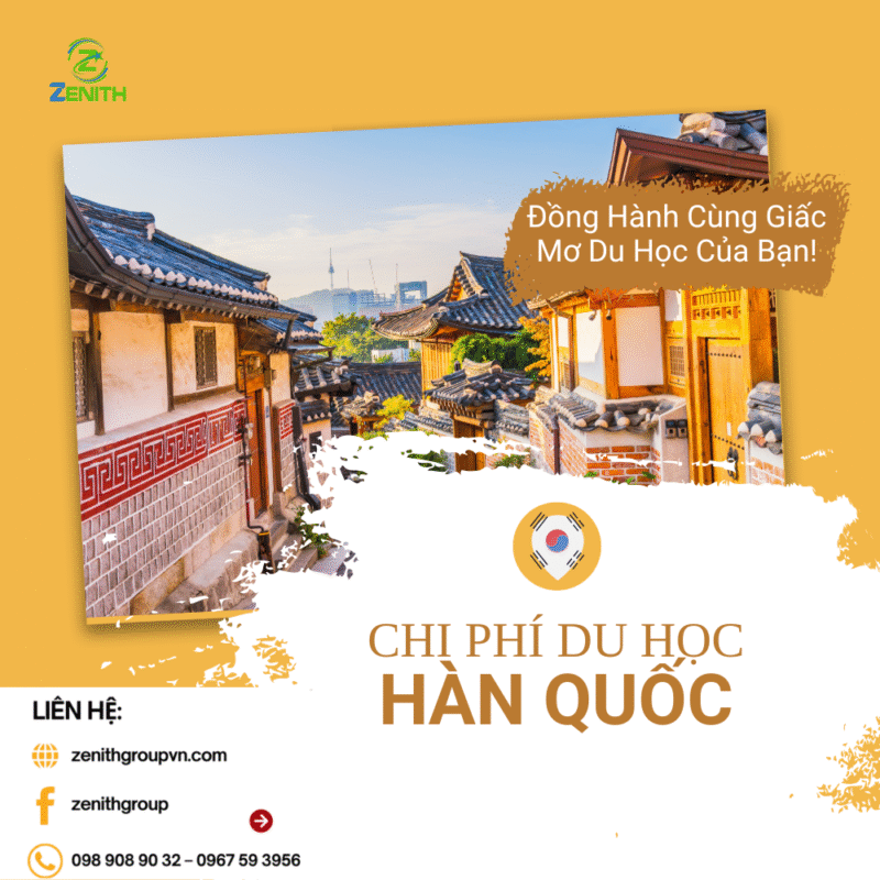 Chi phí du học Hàn Quốc