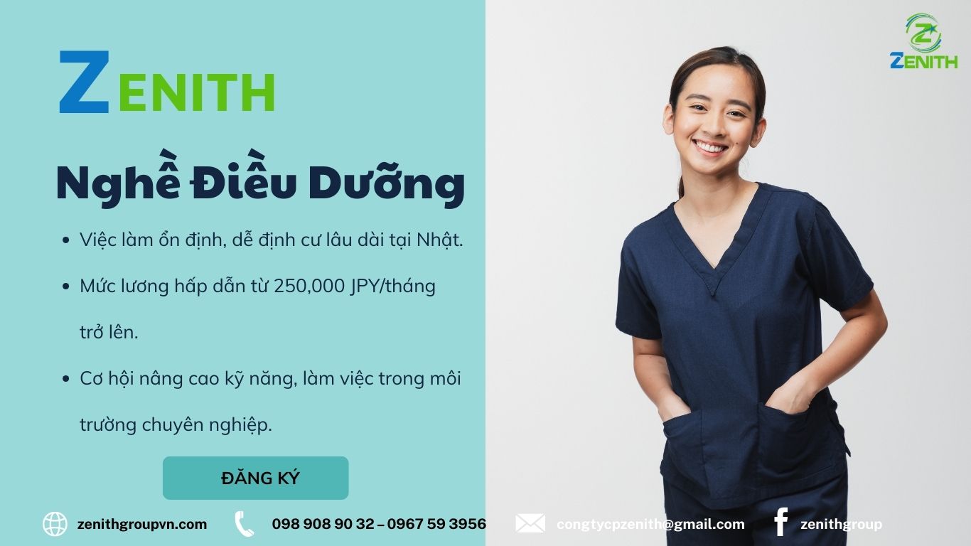 Nghề điều dưỡng - du học nghề nhật bản