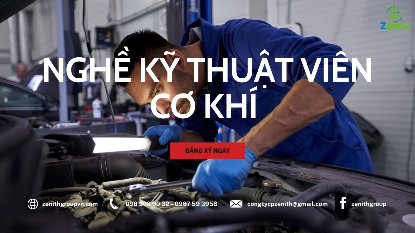 Nghề Kỹ Thuật Viên Cơ Khí - du học nghề nhật bản