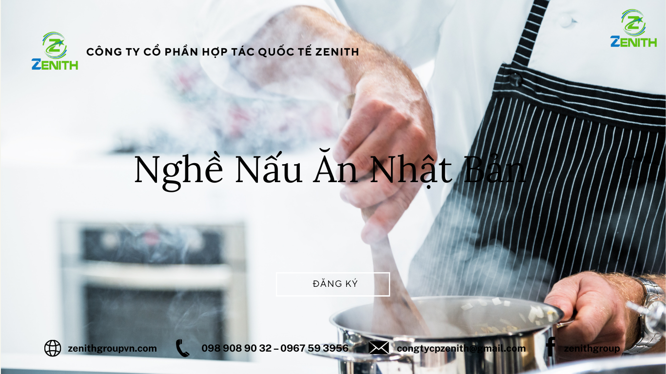 Nghề nấu ăn Nhật Bản - du học nghề nhật bản