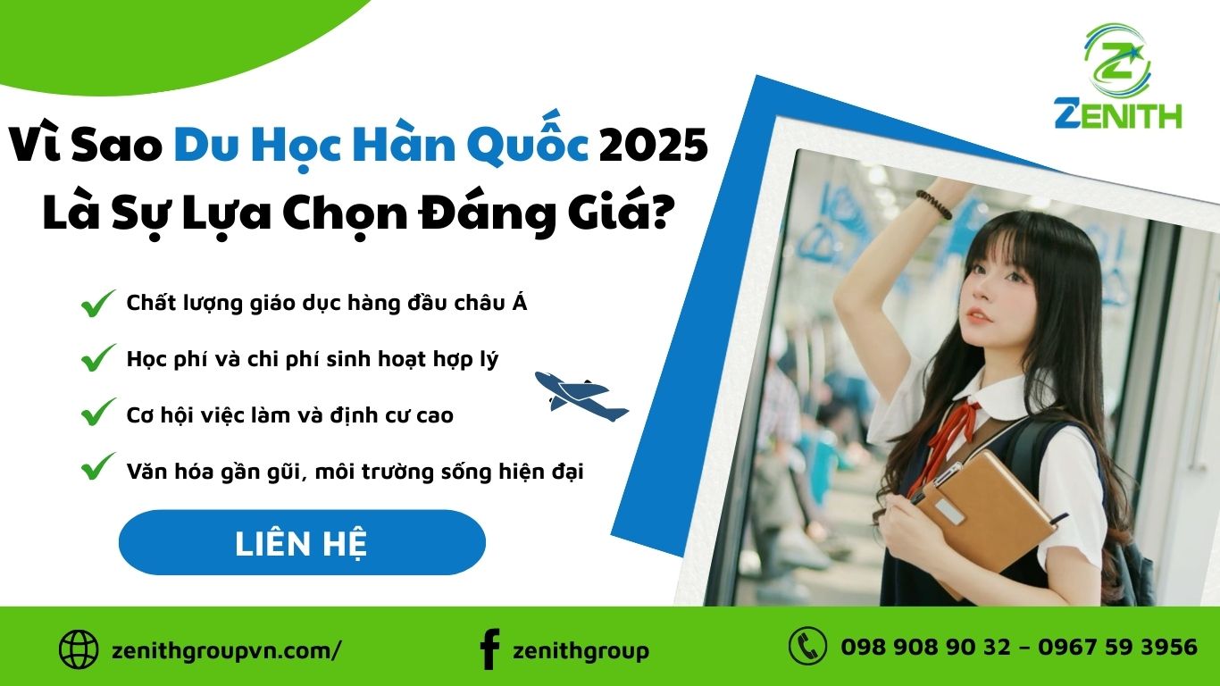 Vì sao Du Hàn Quốc 2025 là sự lựa chọn đáng giá