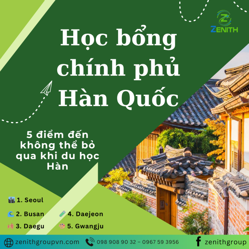 học bổng chính phủ hàn quốc